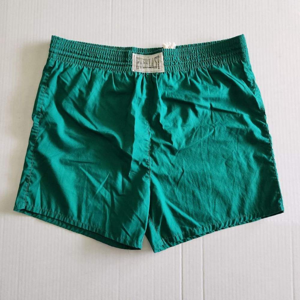 vintage everlast Swim Trunks shorts Board Shorts Large Green 90's